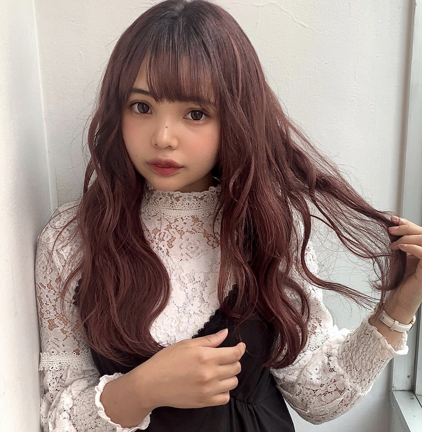 Momohaha A Tuwita 髪色をピンクブラウンしてエクステ つけまぴた ピンクブラウン エクステ T Co Fzicweqihr Tuwita