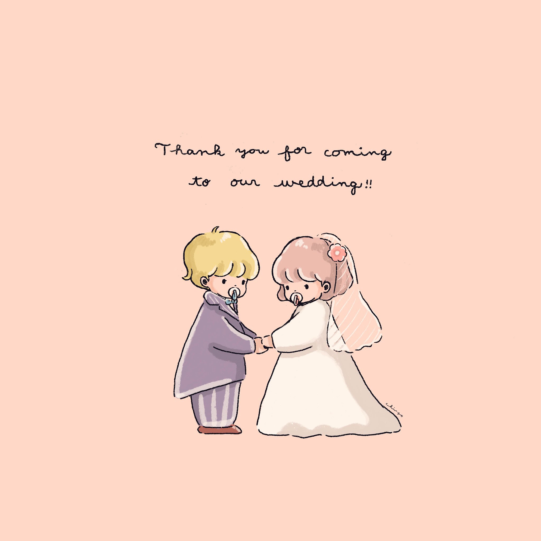 Chiyo ずっと一緒にいようね プロポーズの日 結婚 赤ちゃん イラスト Illustration T Co Exfdikvulz Twitter