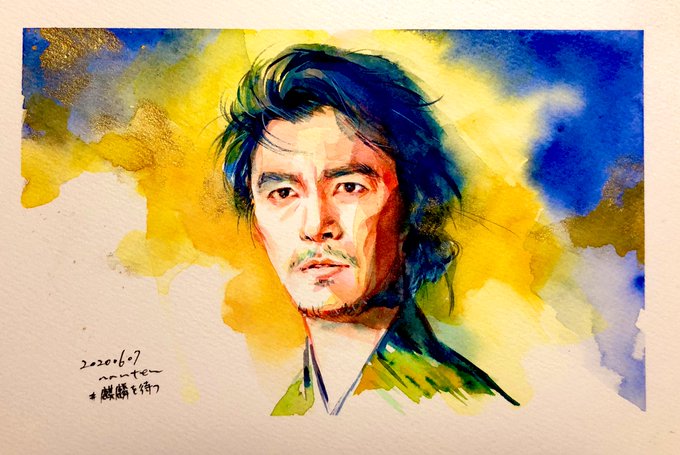 「…その後は?」

十兵衛を描きました

問いの答えは十兵衛と共に待ちまする

#麒麟がくる
#麒麟を待つ
#麒麟絵 