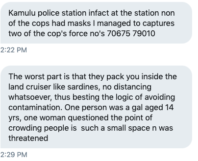 bonifacemwangi's tweet photo. Kamulu Police Station officers are arresting people for not wearing face mask while not wearing one. #MaskTax. @FredMatiangi https://t.co/5zXa0qr49G