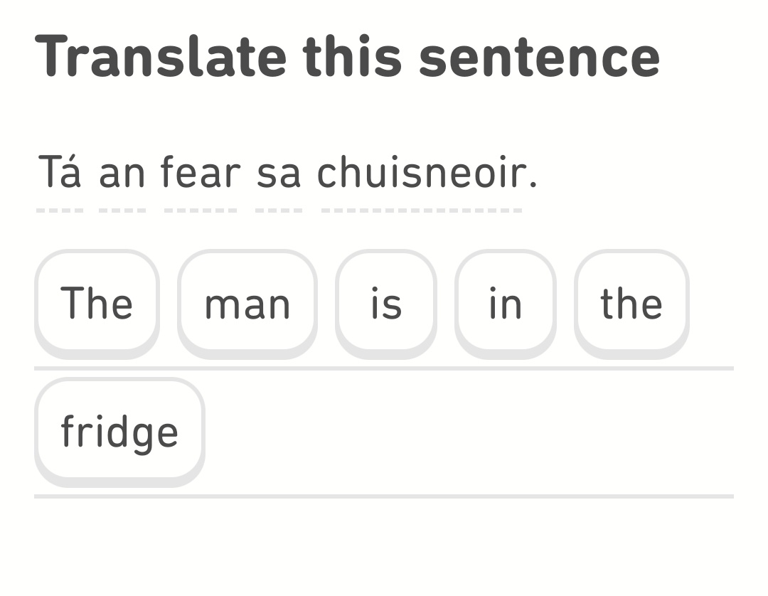 He's just chillin'.  #Duolingo