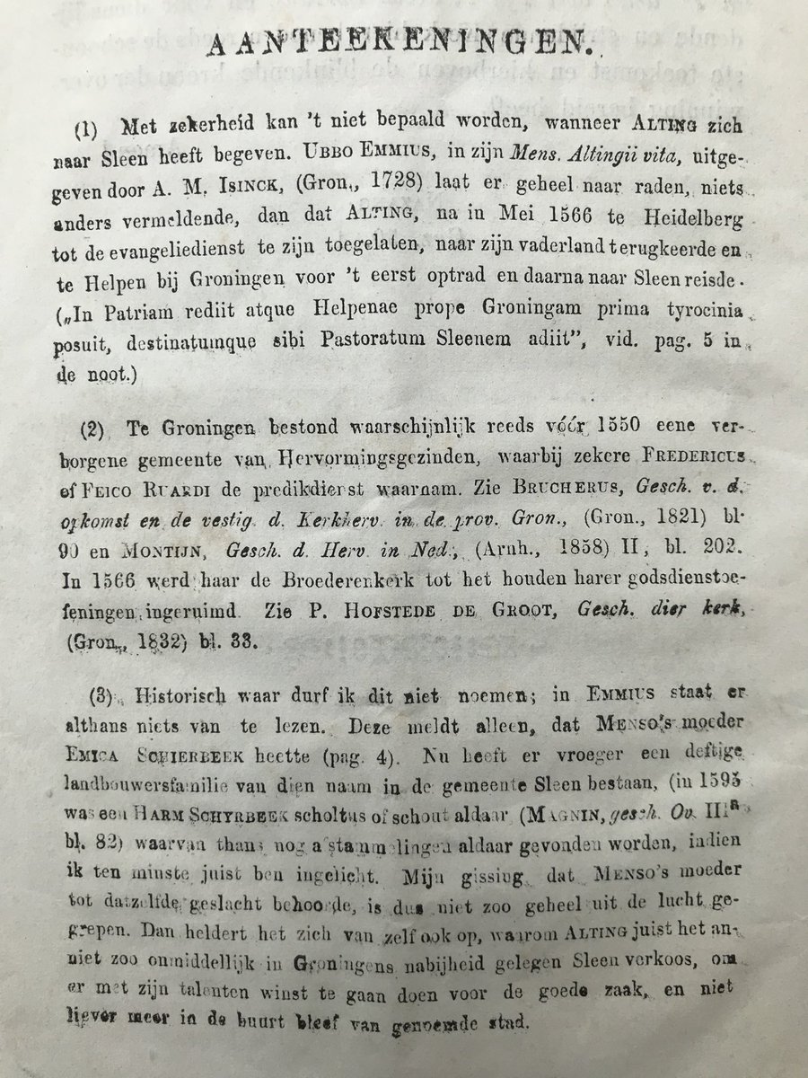 KemperAlferink's tweet photo. #Aanwinst van @Bladzij20 uit #Bedum, van een van de drie podagristen, A.L. Lesturgeon, deze zeldzame biografie van kerkhervormer Menso Alting, (afwezig) pastoor in #Sleen en later predikant in #Embden. Zeldzame 19e eeuwse druk uit #Coevorden! https://t.co/Kq3hbeeJX6