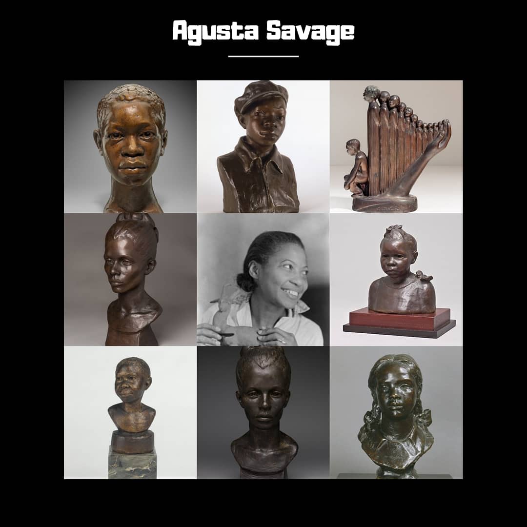 uccscribblesoc's tweet photo. We wanted to take the time today to talk about the life story of Agusta Savage, one of the most talented and influental artists to ever live. She was truly an amazing person. (1/4)
โฆ
#agustasavage #supportblackartists #supportpocartists #supportblackart #supportpocart #blm https://t.co/GXEEEgbdDD