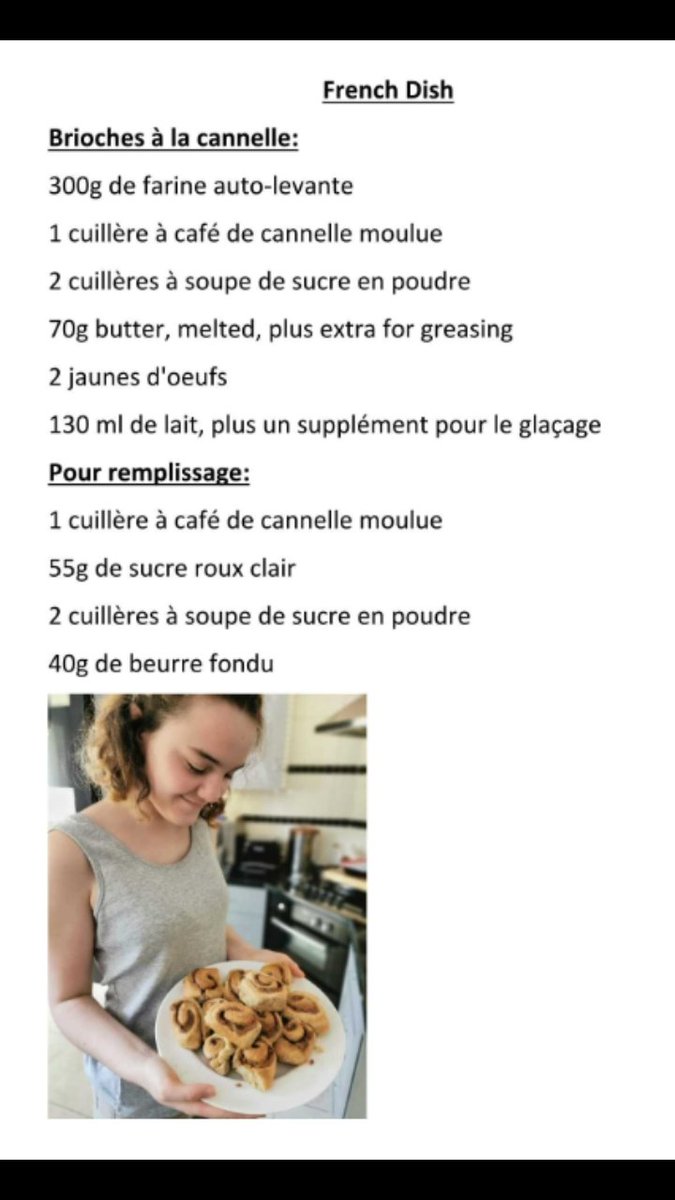 Eleanor in year 9 has made brioche! They look delicious!