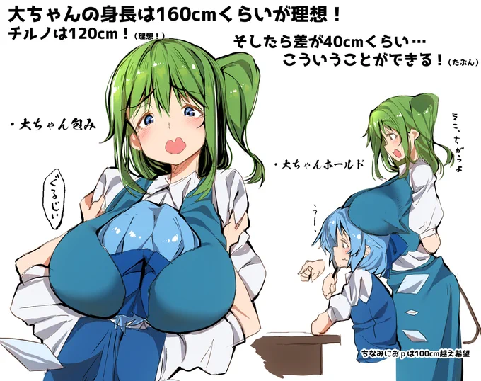 大ちゃんの身長、160cmくらい欲しいって思う理由がこれ。 