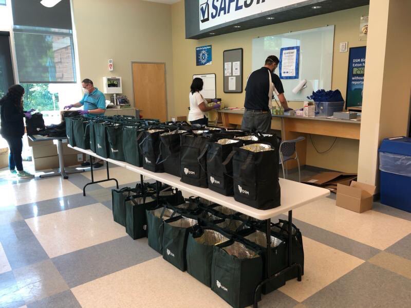 HughCWelsh's tweet photo. Great to see the efforts of the @DSM Exton PA site delivering essential nutrition to our colleagues #OptimizeYourImmunity https://t.co/GUp9UKNA56