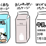 牛乳のパッケージ おしゃれにするのもいいけど本当はこうしてほしい という意見に同意の声多数 でも そうすると売れない との声も Togetter