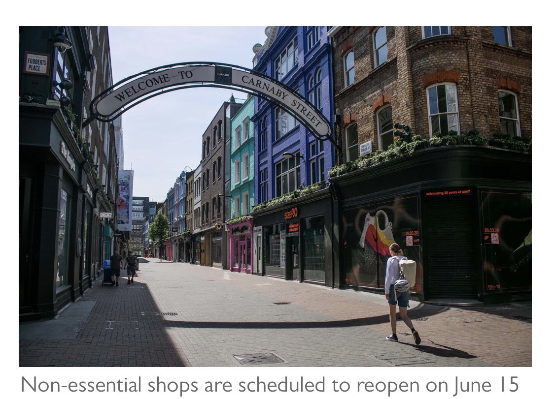 After a reduced service during lock down our team are ready to keep Carnaby Street spotless for the re opening of shops from the 15th June. #covidsafe #returntowork