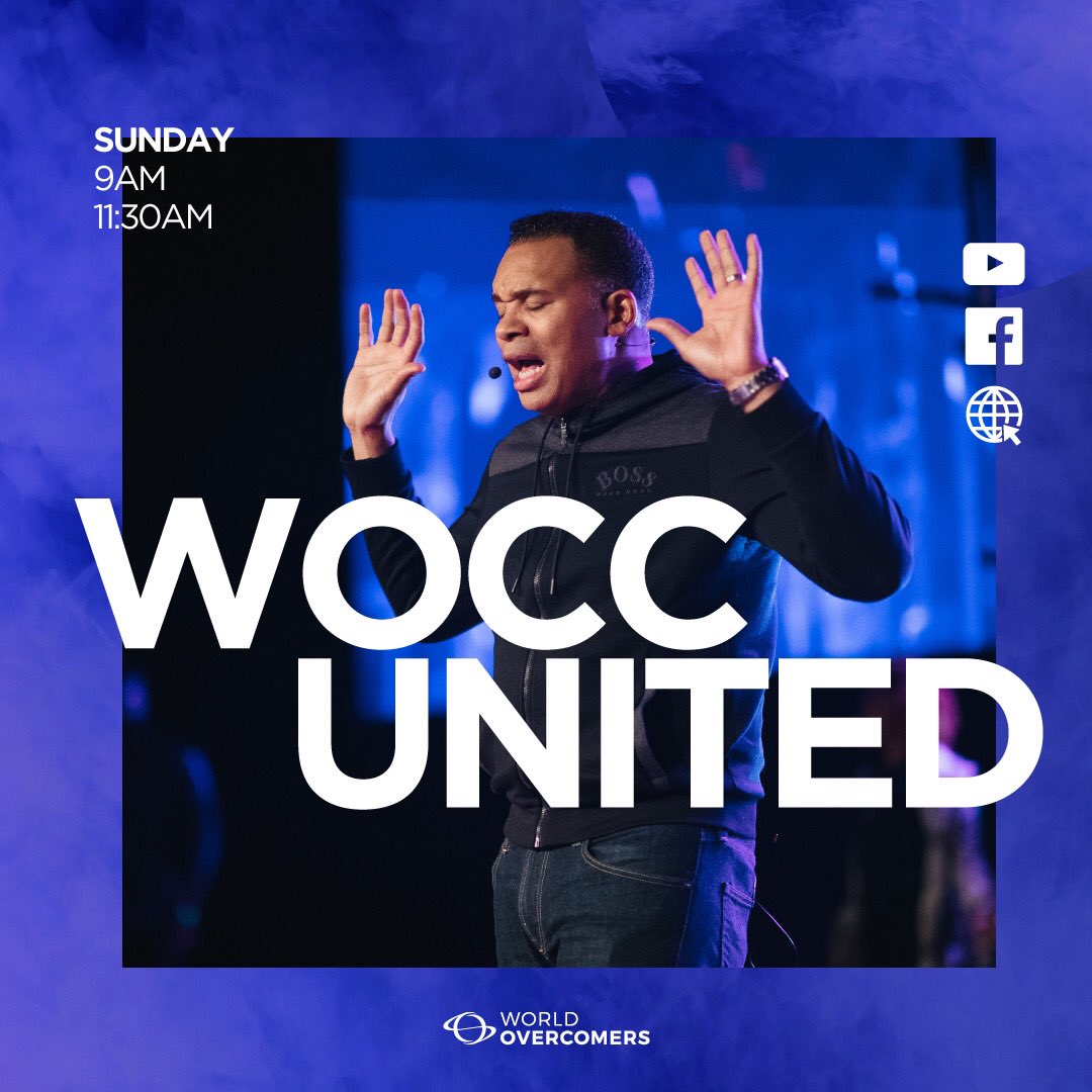 We invite you to join us for our 9am or 11:30am Sunday service. Let’s praise, worship and pray together! worldovercomers.church
⠀
#worldovercomers #sundayexperience #woccunited #raleighdurham #weareovercomers