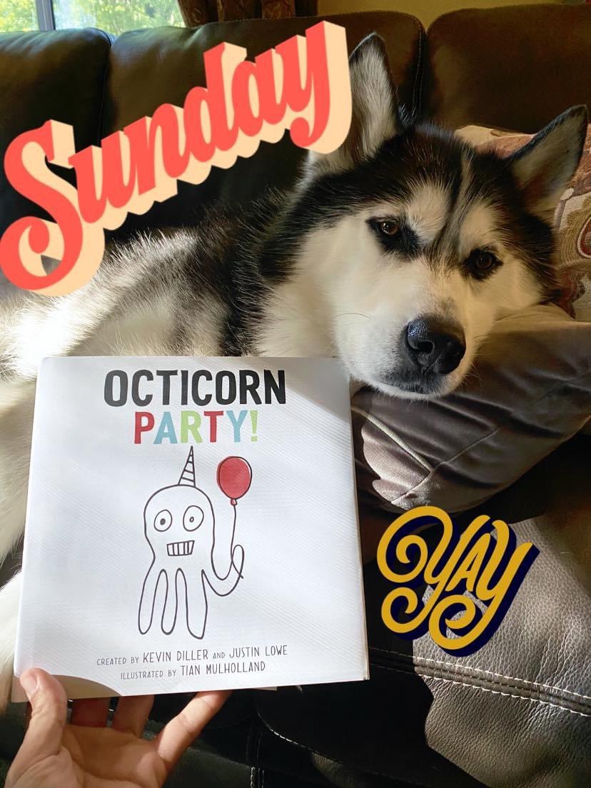 Today’s STORYTIME LIVE at noon is with my pal @octicorn 🥳 Join me live on @Facebook and <a href="/instagram/">Instagram</a>