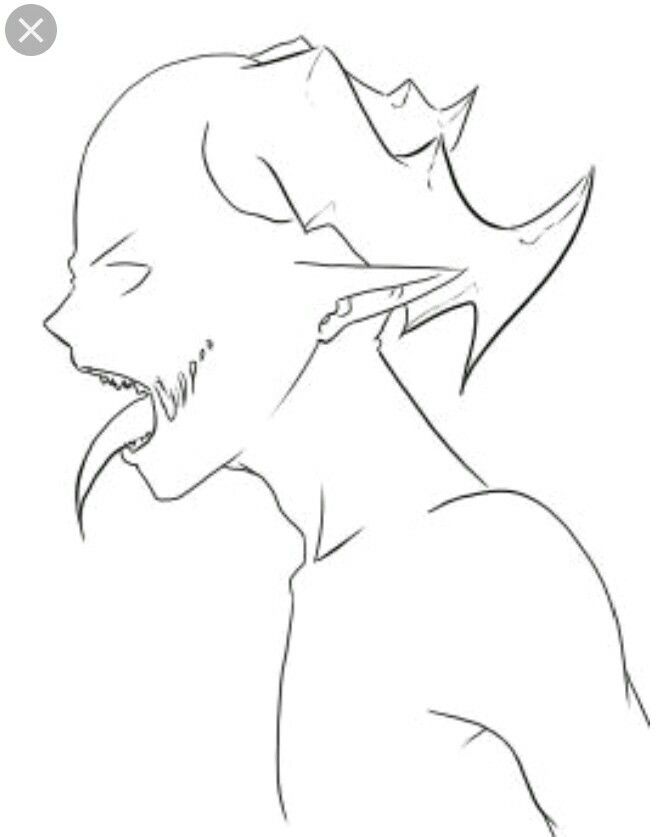 Рисуем персонажа демона