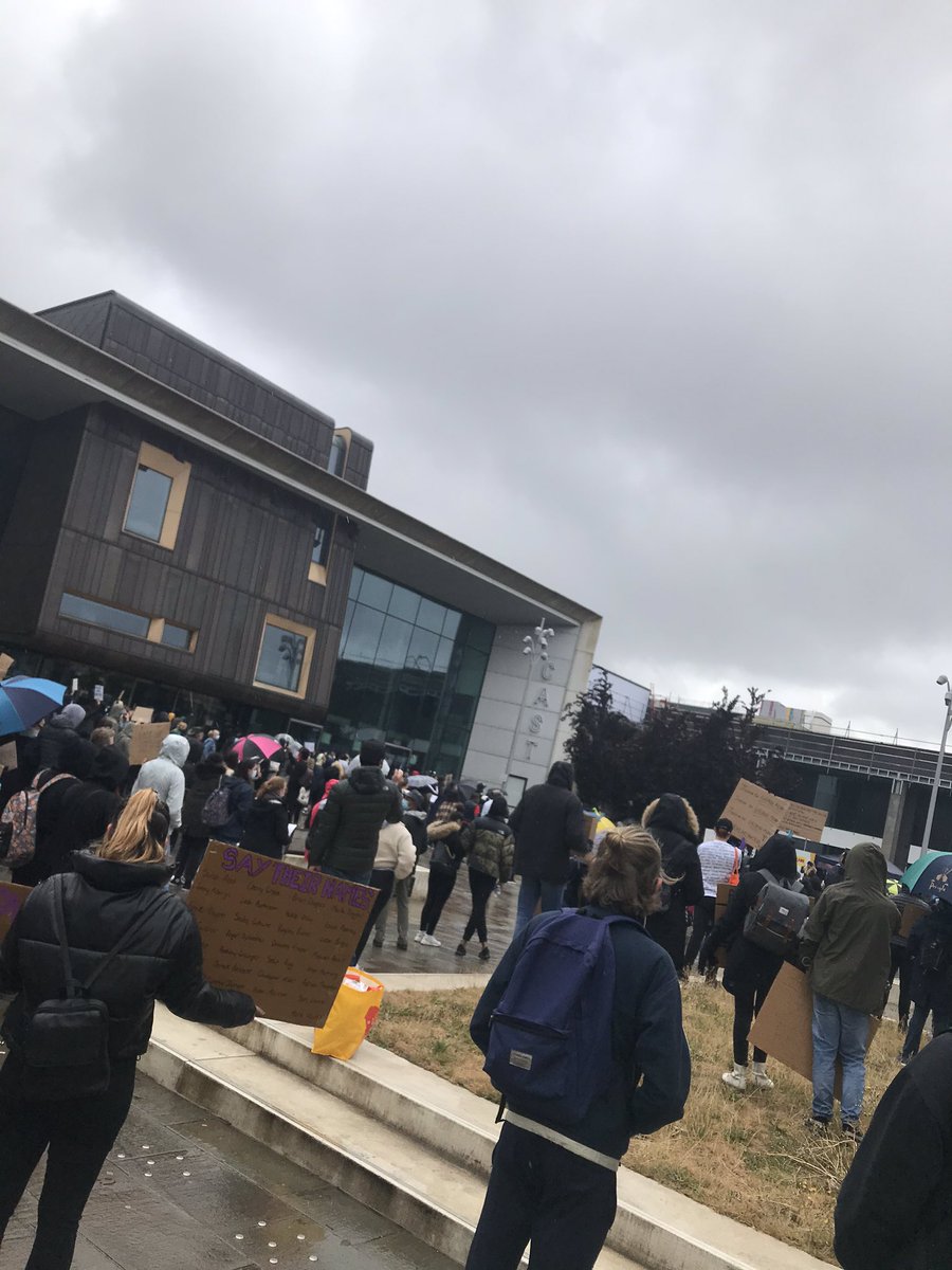 Great turnout at #BlackLivesMattters protest #doncaster #doncasterisgreat