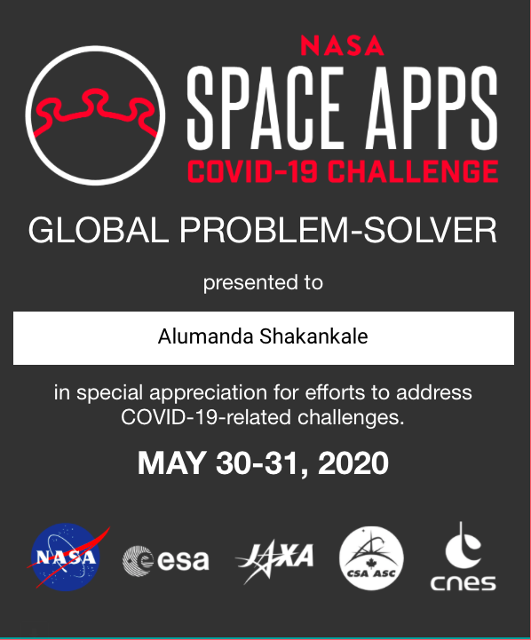 alushaks's tweet photo. Thank you @SpaceApps for the wonderful opportunity it was exciting to working with different people from across the globe.
cc @MattScottGW @SpaceAppsLusaka  @LwiiyoT https://t.co/chV8kXv3OB