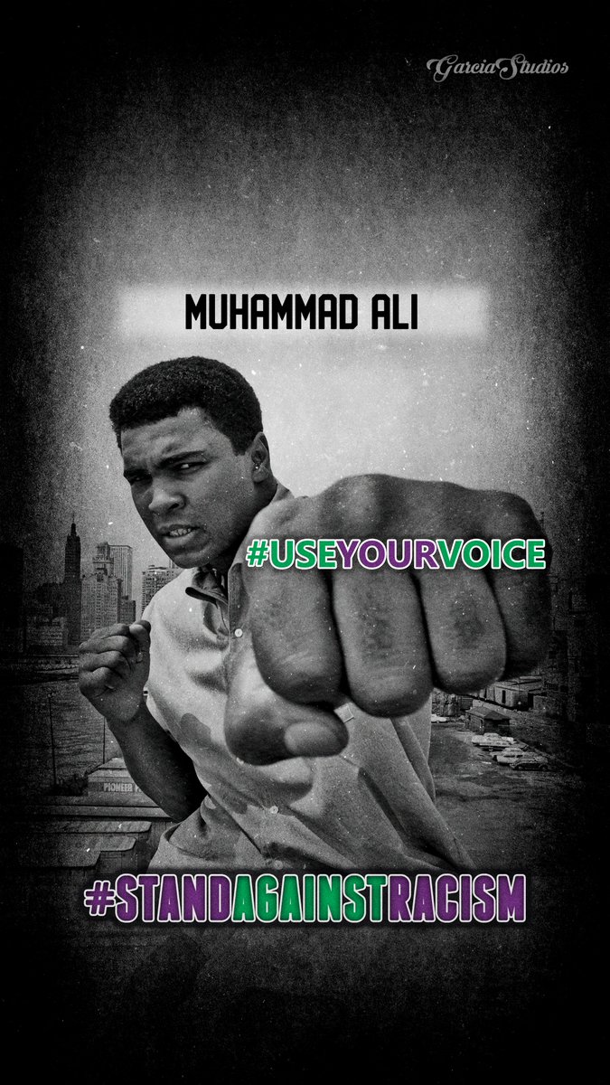 'It is NOT ENOUGH to be quietly Non-Racist, NOW is the time to be vocally ANTI-Racist!'
#blacklivesmatter #blm #lovetrumpshate #love #melanin #blackwomen #africanamerican #resist #blackhistory #StandAgainstRacism #strongertogether #voteoutracists #vote #TakeAction  #muhammadali