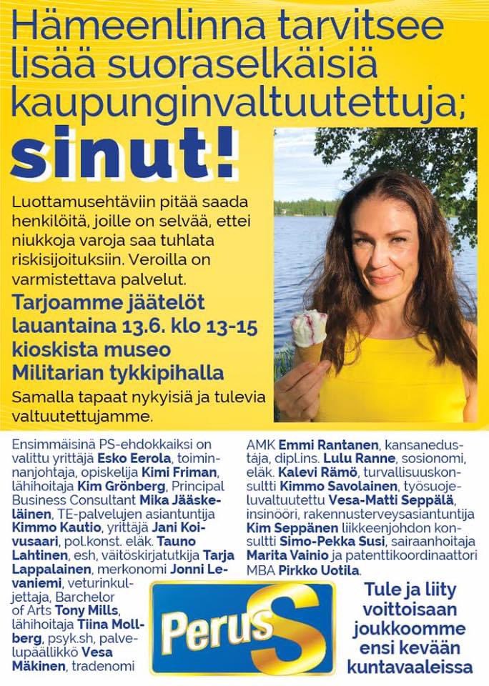 Kimmo_Kautio's tweet photo. Tervetuloa jäätelölle la 13.6. klo 13-15 Museo Militarian tykkipihalle. #Hämeenlinna https://t.co/Fzuk1tKloR