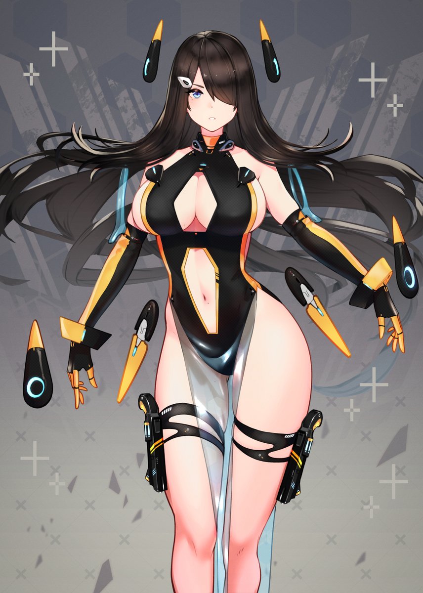 エアメカ少女描き100人展 めっちゃ露出多い系メカ ハヤブサ のイラスト エアメカ少女描き100人展 めっちゃ露出多い系メカ ハヤブサ のイラスト