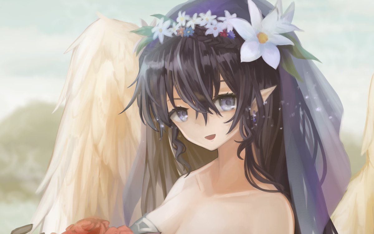 覚醒ヘモリーナ Skeb楽しい Pa Twitter ジューンブライドなペルセポネさん お絵描き配信で描きました パズドライラスト