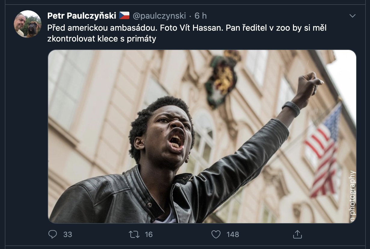 Michal Bláha on Twitter: "Petr Paulczyňski (zakládající člen ODS, odešel z  ODS v 2014, působil jako radní a zastupitel magistrátu města Brna) je  PRIMITIV A RASISTA. 🤮… https://t.co/FpLocCie30"