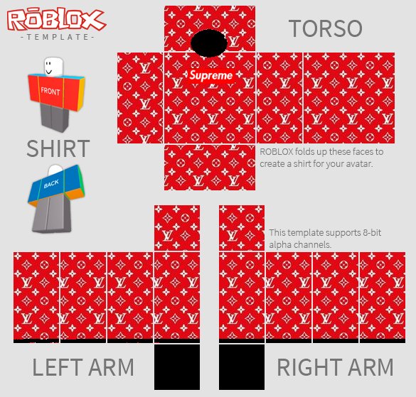 clothing roblox templates