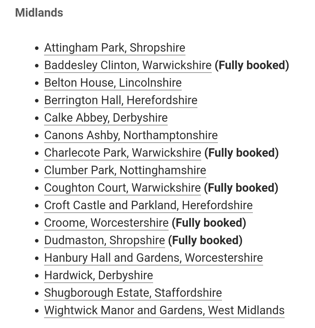 Sailor_Nelly's tweet photo. Attingham, Calke Abbey, Hanbury and Shugborough all fully booked @nationaltrust. Shame we've been paying membership every month, yet can't enjoy the walks again. https://t.co/aXOfYBnI80