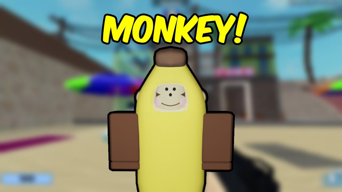 Code Moncefplayz On Twitter How Much Hours And Minutes For The Arsenal Monkey - roblox arsenal monkey skin code