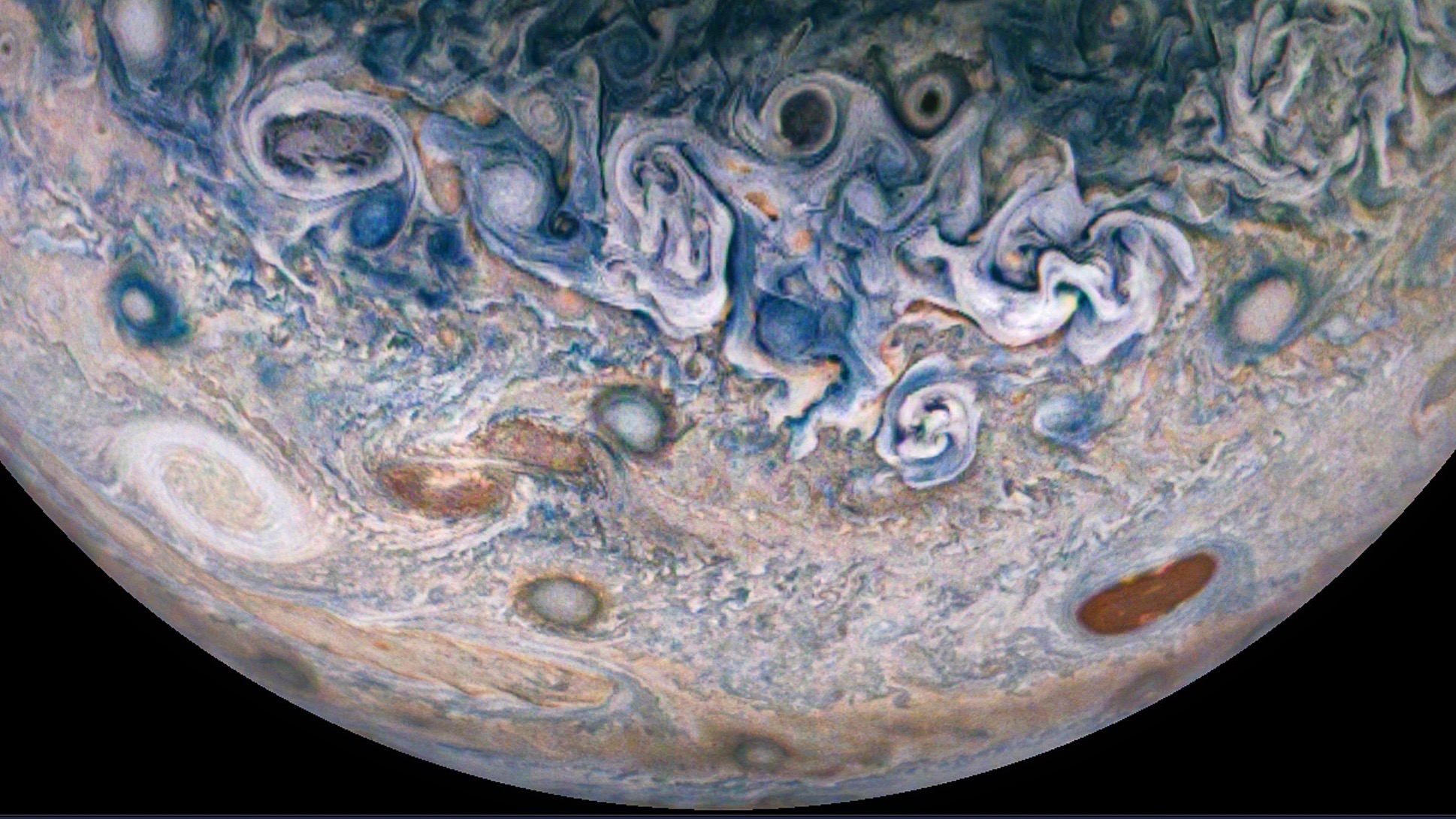 木星氷衛星探査juice 日本公式 木星探査の歴史 木星観測には1977年 ボイジャー2号 1号 1995年 03年 ガリレオ探査機 11年 ジュノー探査機 があります Twitterでjunocamからのデータを元に彩色した画像をご覧になったかたも多いと思います