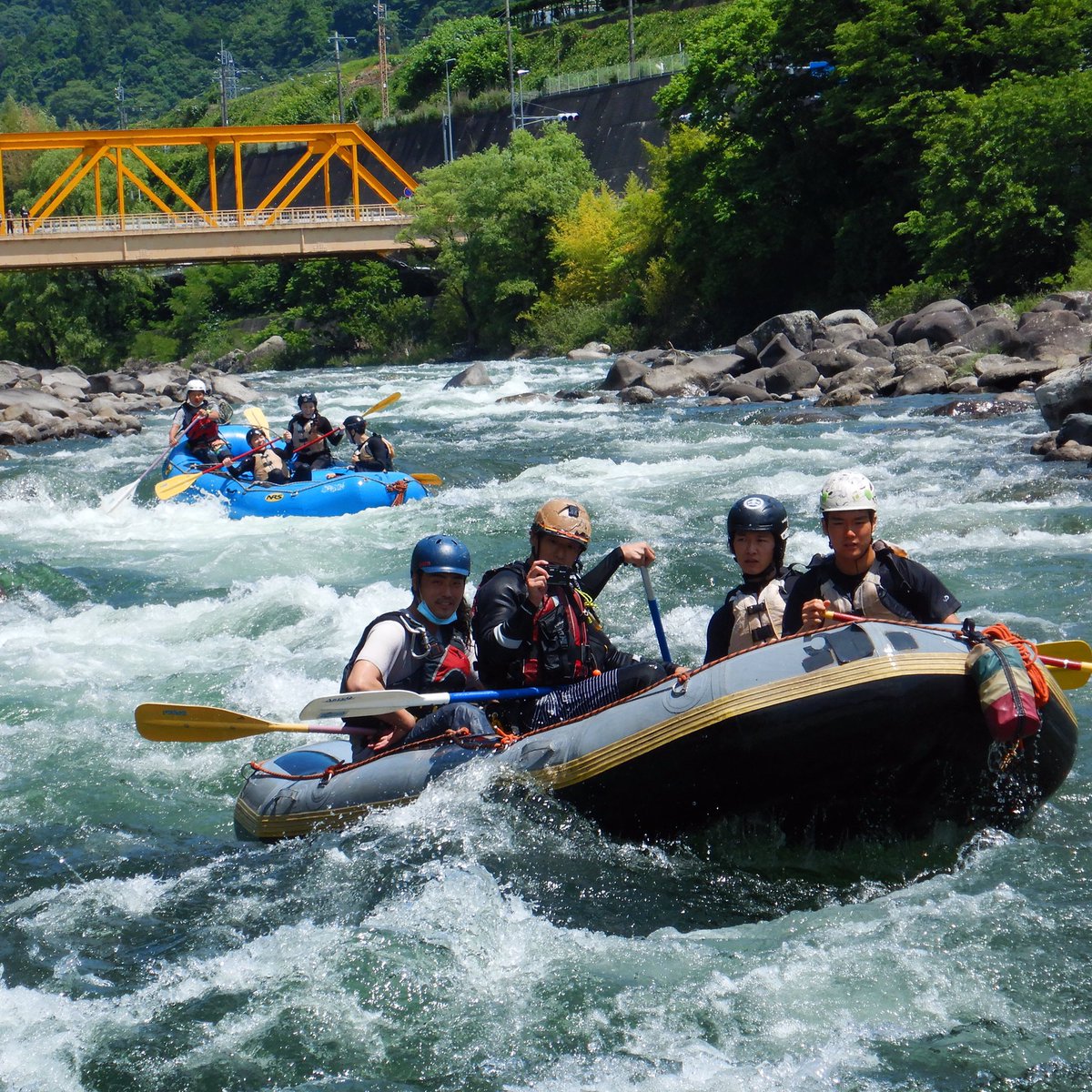 Splash Tokyo 群馬は赤城の幻コースラフティング再開 本日は最高のコンディション 夏まで延長開催決定 ラフティング スプラッシュ そとあそび 川遊び リフレッシュ ストレス発散