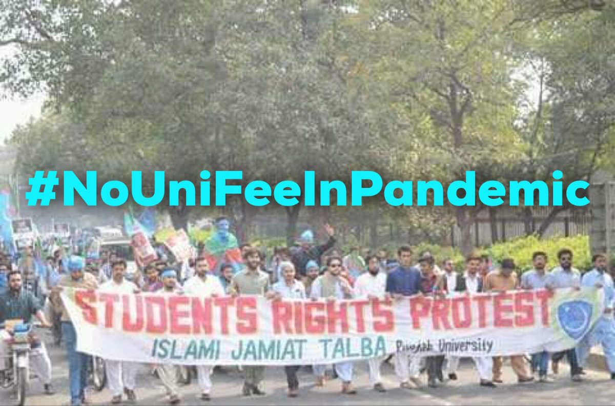 UmairUlIslamK's tweet photo. If you don't accept our problems,
@JamiatPK WWill go to next step. #NoUniFeeInPandemic
#NoClassesNoFee https://t.co/HiKm7s9eyF