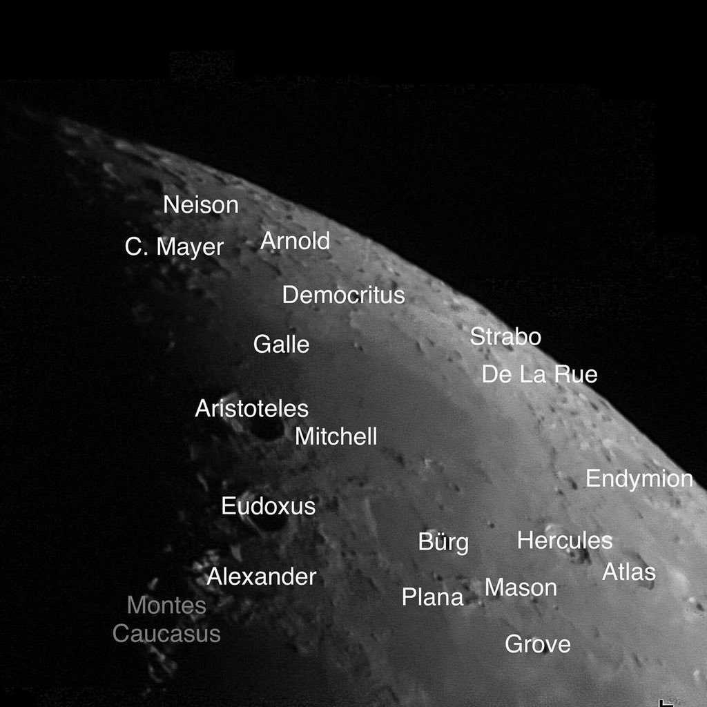 Noch ein paar Mondkrater vom 28.5.20 🔭 
#moon #luna #mond #craters #mooncraters #astronomy #astrophotography #telescope