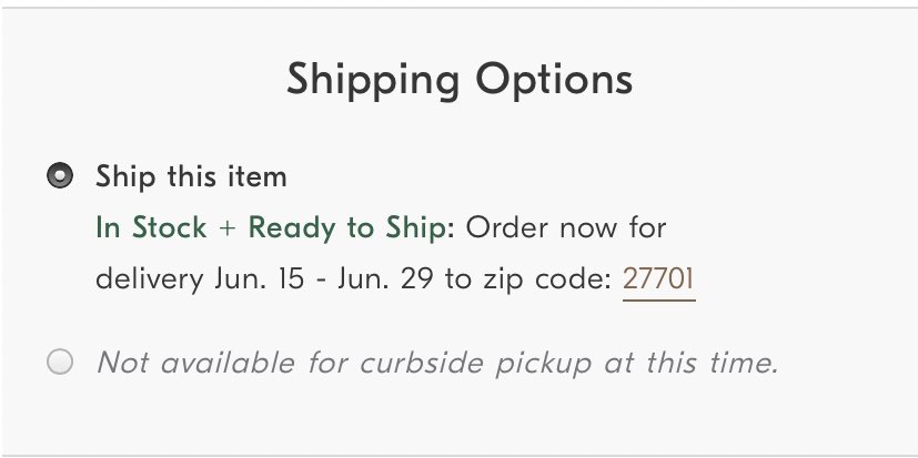 BEN_TRAQ's tweet image. How about a little honesty, @westelm? Bought my couch 51 days ago and it’s STILL not here. Fat chance you deliver it to anyone who buys it today by June 29 when my updated delivery date is July 6. Buyers beware. #ChillinOnTheFloor