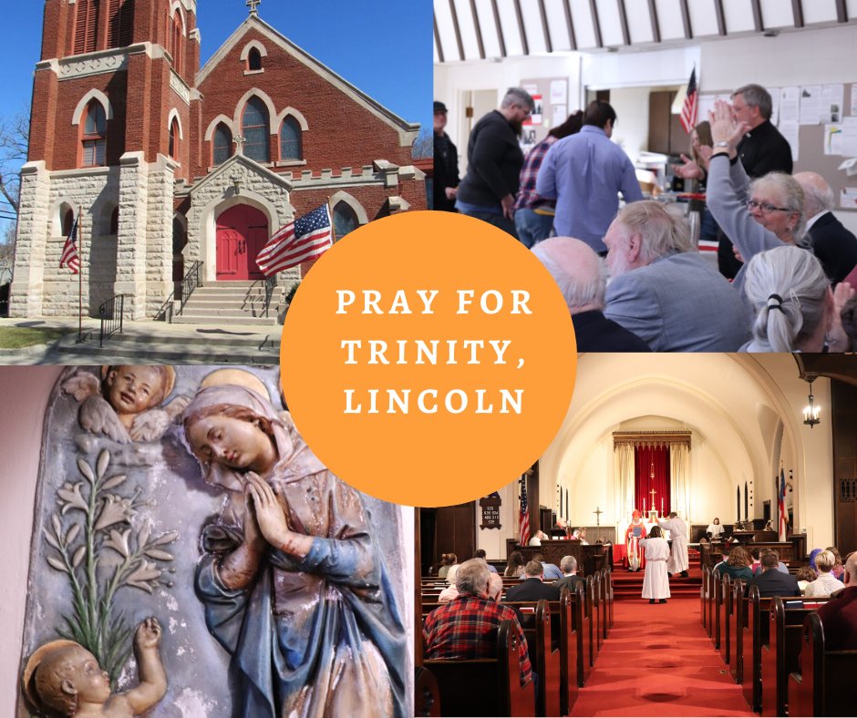 EpiscopalSpring's tweet photo. Today we pray for the community at Trinity, Lincoln on this, their Feast of Title.
#EpiscopalSpringfield #episcopalChurch #TrinitySunday #LincolnIL https://t.co/cMDb0gWkNJ