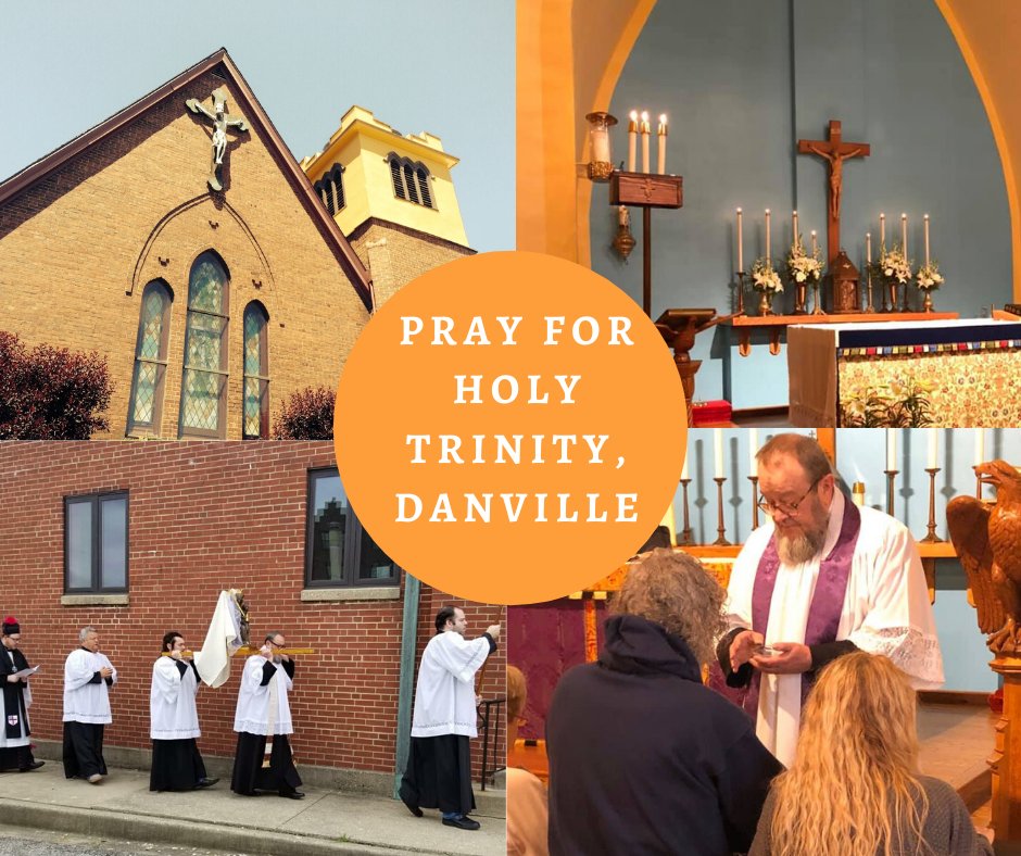 EpiscopalSpring's tweet photo. Today we pray for the community at Holy Trinity, Danville on this, their Feast of Title.
#EpiscopalSpringfield #episcopalChurch #TrinitySunday #DanvilleIL https://t.co/YCe5hRWDaJ