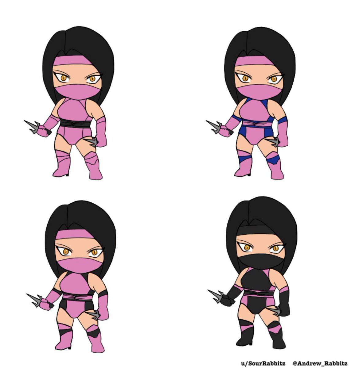 I drew the female ninjas enjoy! 