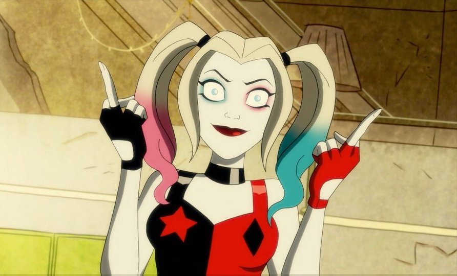 Harley quinn middle finger