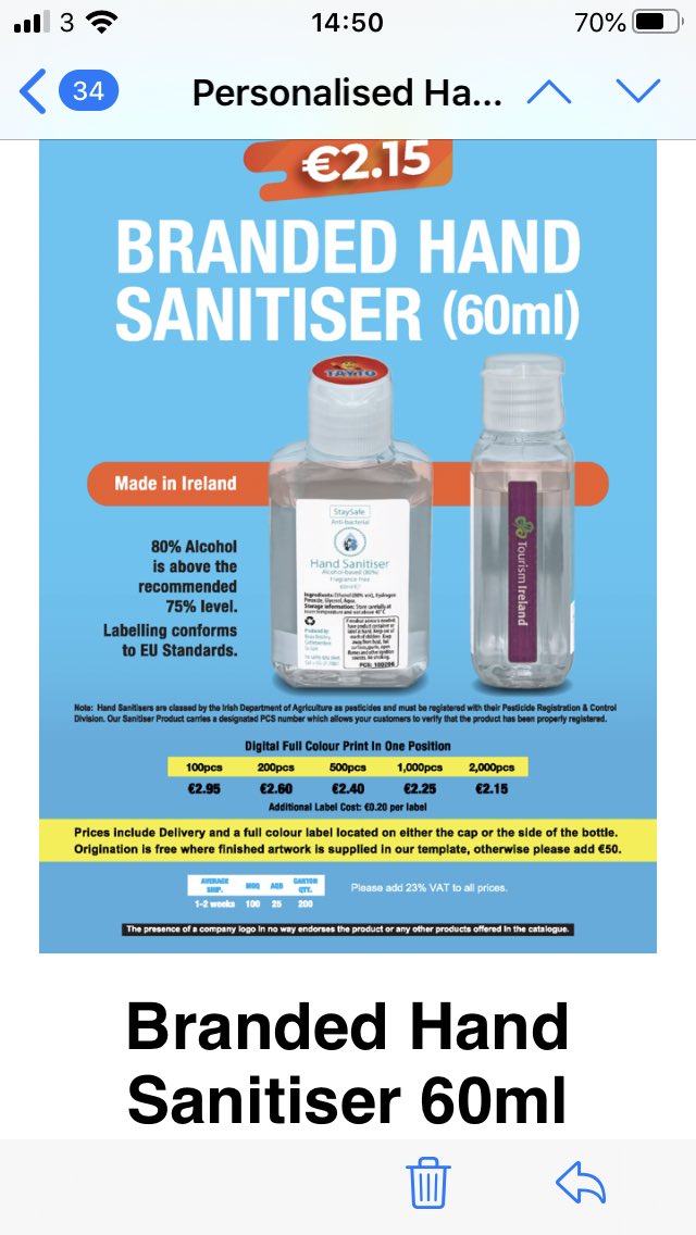 SMCPrintDesign's tweet image. Need Sanitiser , Give me a PM