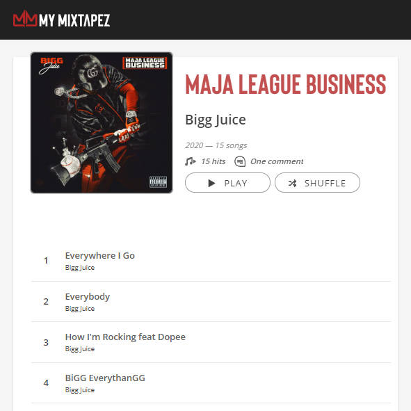 PimpEditions's tweet photo. Bigg Juice (@bigg_juice731) 
MAJA LEAGUE BUSINESS Hosted By @pimpedition
OUT NOW on mymixtapez - https://t.co/pVpoQexaKf
#pimpedition #mymixtapez https://t.co/gskZy6utKQ