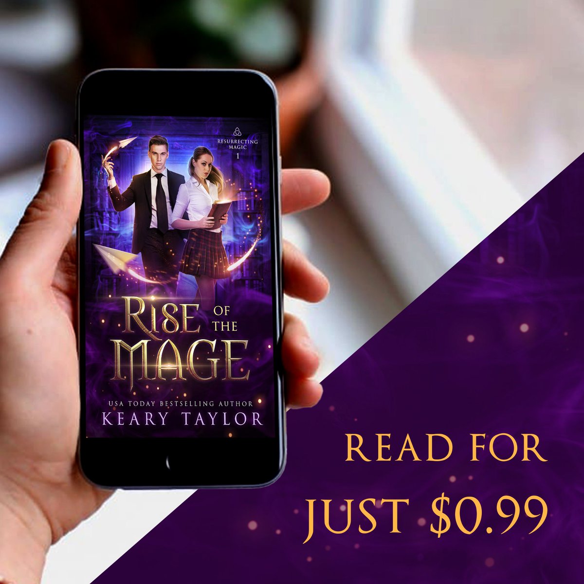 ✨$0.99 SALE ALERT!✨
For just a few days, you can grab RISE OF THE MAGE for only $0.99!  But don't wait, this ends on the 12th!
Amazon US: amzn.to/2Hn13Gp
Amazon UK: amzn.to/2ORRV0r