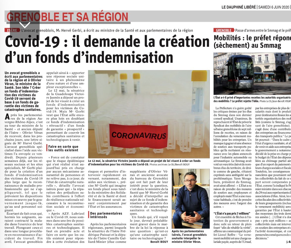 Création d’un fonds de garantie mobilisable pour les victimes du covid-19. Après les parlementaires, le ministre de la santé .