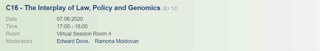“Because of the manifold possibilities to reuse genomic data, enabling sequenced individuals to access their own raw (uninterpreted) genomic data is a highly debated issue,” says <a href="/shaman_ns/">Shaman Narayanasamy 🔝</a>  #ESHG2020 #genomedataacess