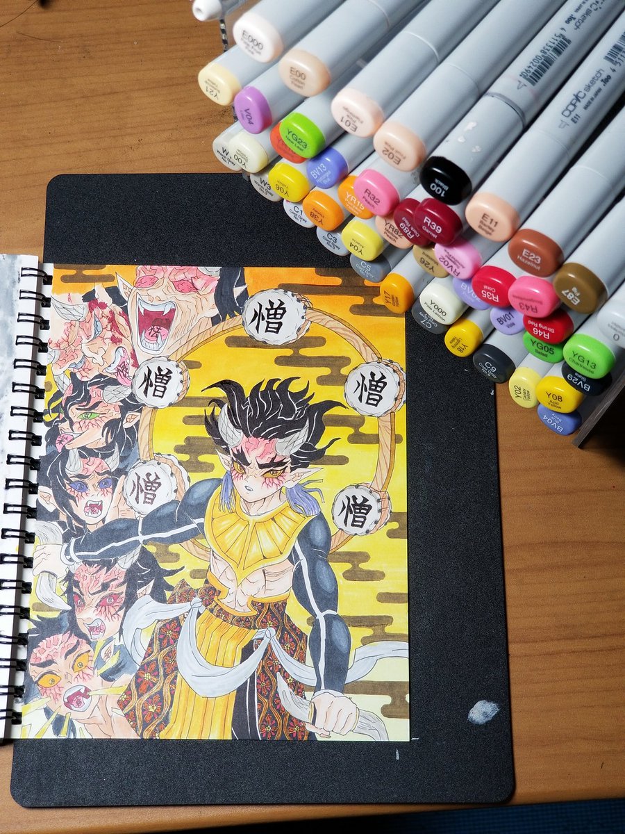 山盛り 上弦肆 極悪人共めが 半天狗描きました 模写 コピック 鬼滅の刃 半天狗 空喜 積怒 哀絶 可楽 憎珀天 山盛り 上弦肆 極悪人共めが 半天狗描きました 模写 コピック 鬼滅の刃 半天狗 空喜 積怒 哀絶 可楽 憎珀天