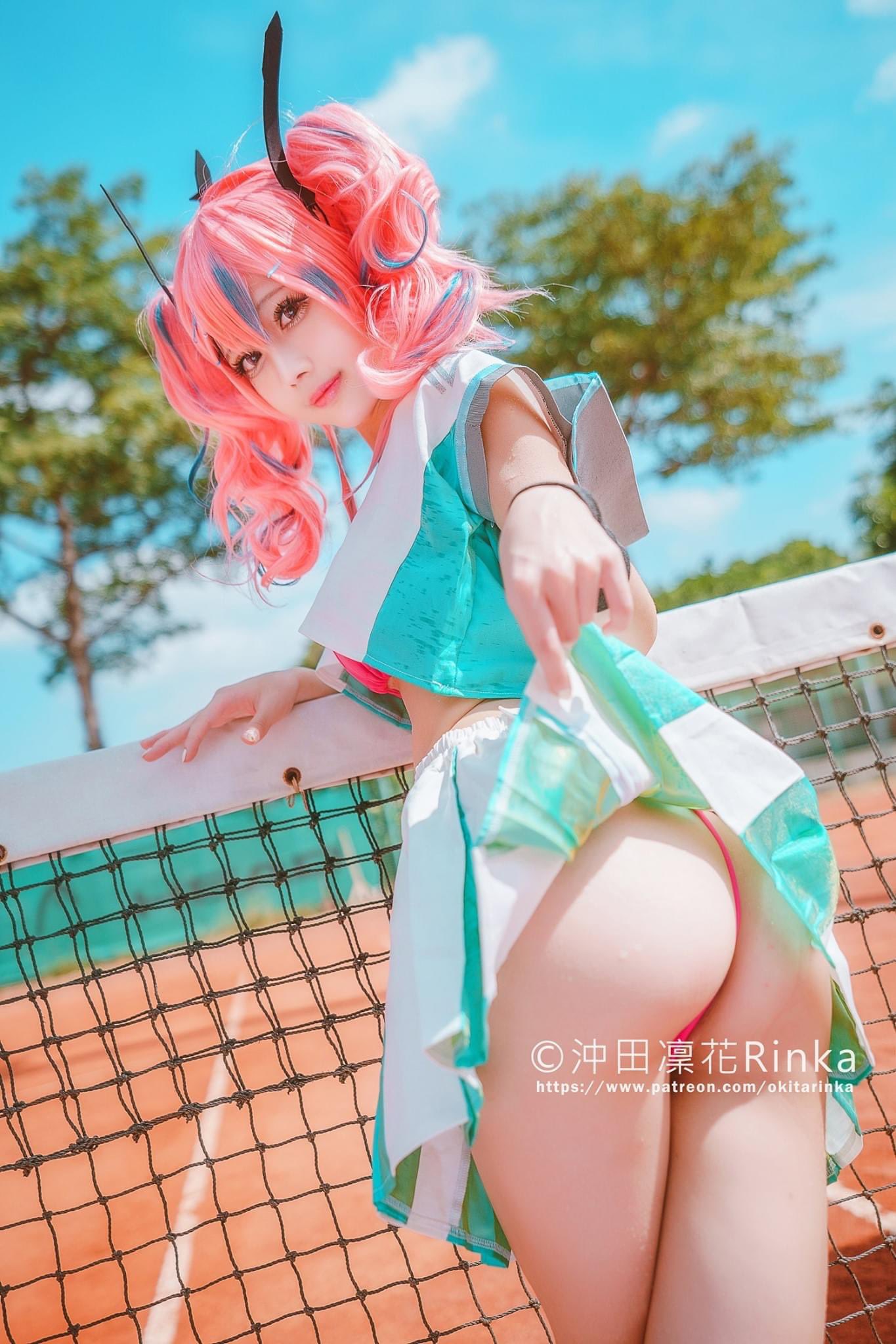 画像,今月のPatreonのセットです✨Tier4はブレマートンのテニスの衣装ですよーもし凛花のコスプレが好きだったら、ぜひフォローしてセットをゲットしてください💕h…