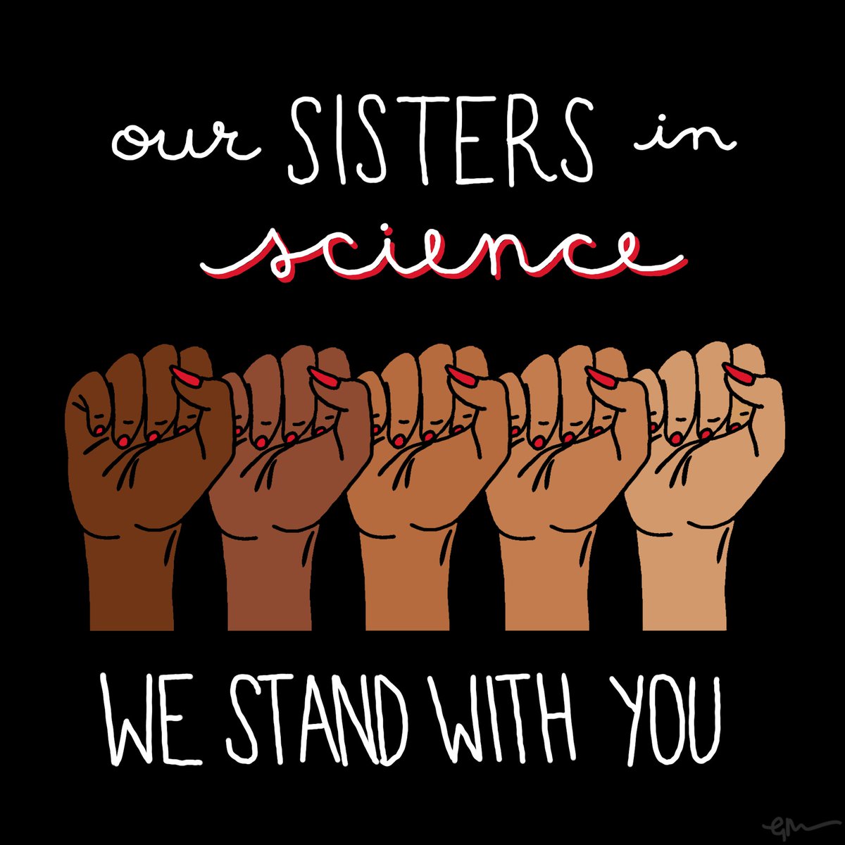 wise_tamu's tweet photo. In light of recent events, we want to stand in solidarity with our sisters in science and the #blacklivesmatter movement. WE HEAR YOU, WE SEE YOU, WE STAND WITH YOU.
#wisetamu #science #engineering #womeninscience #womeninengineering #stemeducation #stemsisters #stempoweredwomen https://t.co/9imS0Op9Ba
