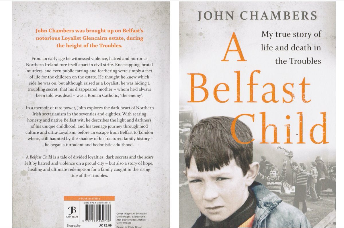 As I child I learned the stories &amp; legends of the Battle of Boyne &amp; Siege of Derry at my grandfather’s &amp; father’s knees, becoming immersed in the Loyalist culture that would shape &amp; dominate my whole existence.

You can pre-order via this link on Amazon  tinyurl.com/wzpp5ra