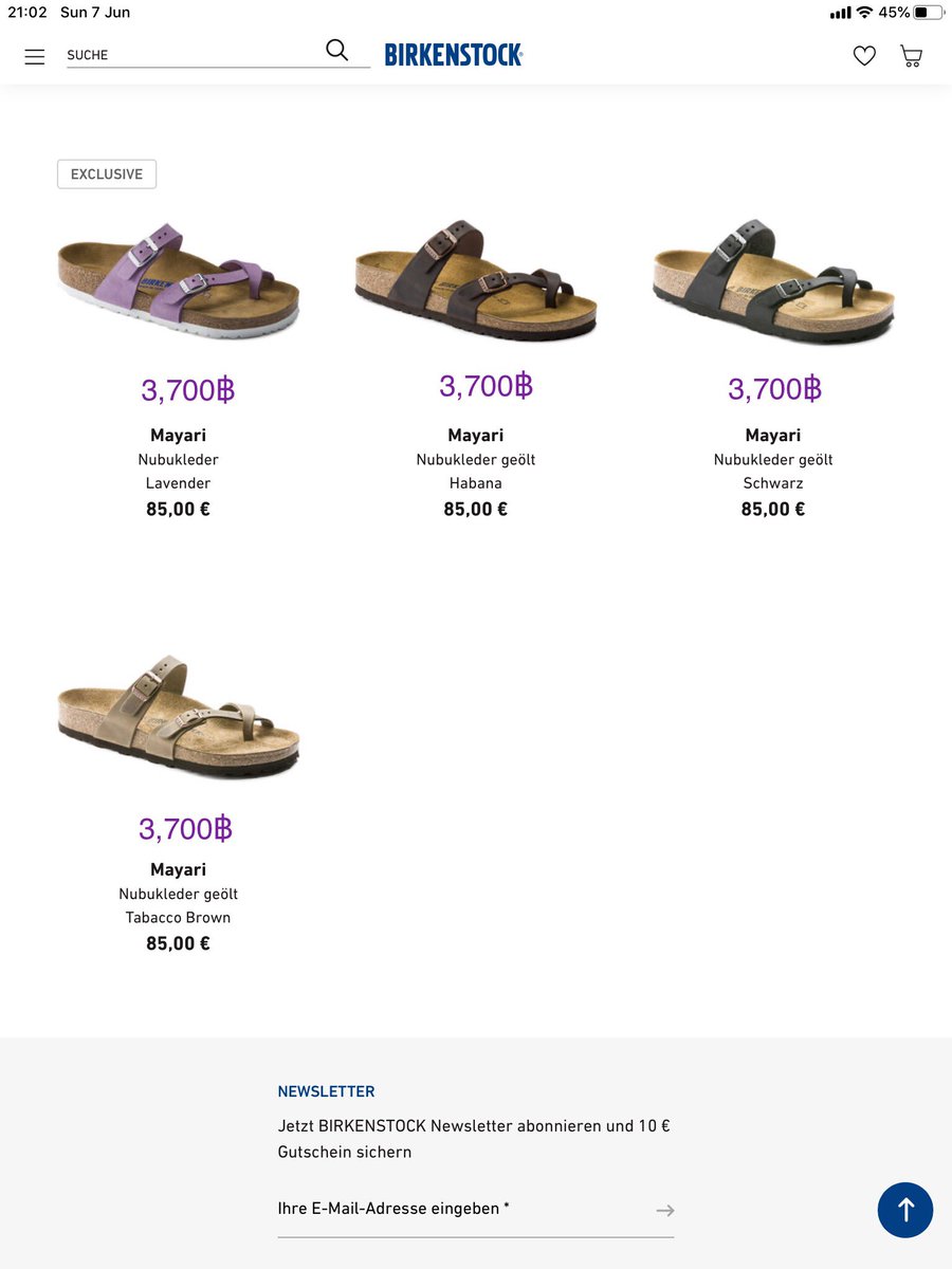 khonsuayjub's tweet photo. รับหิ้ว Birken จากเยอรมัน บินเองค่ะ ราคาในรูปรวมค่าหิ้ว+ค่าส่งในไทยแล้วน้า สีน่ารักมากบางสียังไม่เข้าไทยเลยนะคะ รุ่น3,700฿ เข้าไทยมา 5,000฿. อัพแน่นอน
#พรีออเดอร์ #พรีออเดอร์ไต้หวัน #พรีออเดอร์ญี่ปุ่น #พรีออเดอร์เกาหลี #รองเท้าbirkenstock #ถูกและดีบอกต่อ #รับหิ้วbirkenstock https://t.co/373PpVeFZr
