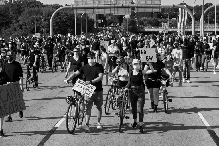 Photos: Justice For George Floyd #BlackLivesMatter 
📸: <a href="/13twentythree/">Rich Peterson</a> &amp; <a href="/bumpopera/">BUMP OPERA</a> 
goradiomn.com/gfprotestphoto…