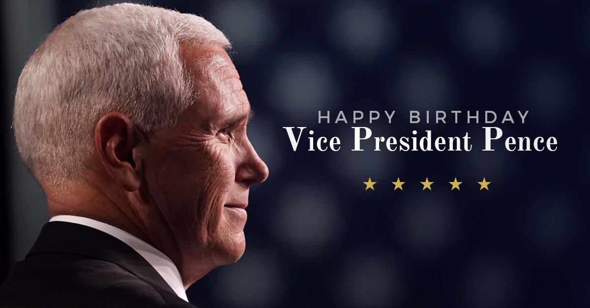 Happy Birthday to our Vice President, 