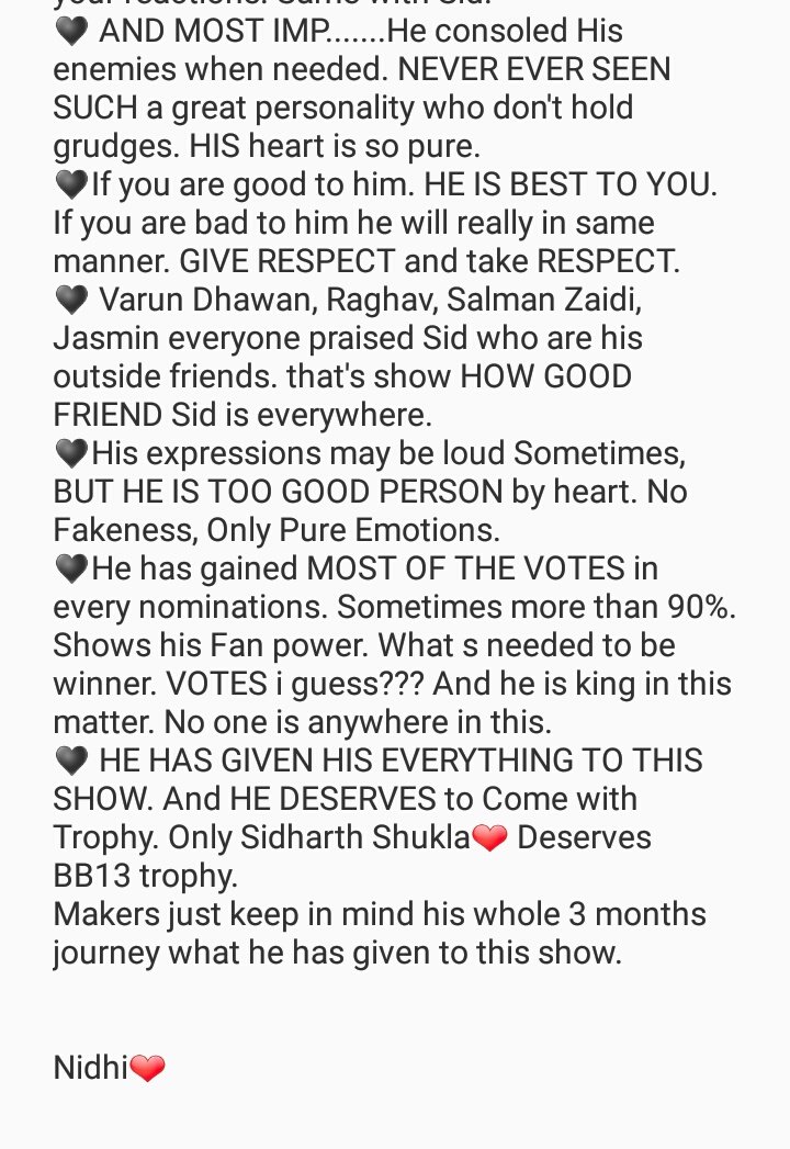 Memories of A Fangirl and  #SidharthShuklaTHREADS of My Letters For  @sidharth_shukla When he was in Bigg Boss House and Came Outside as a Winner.First One