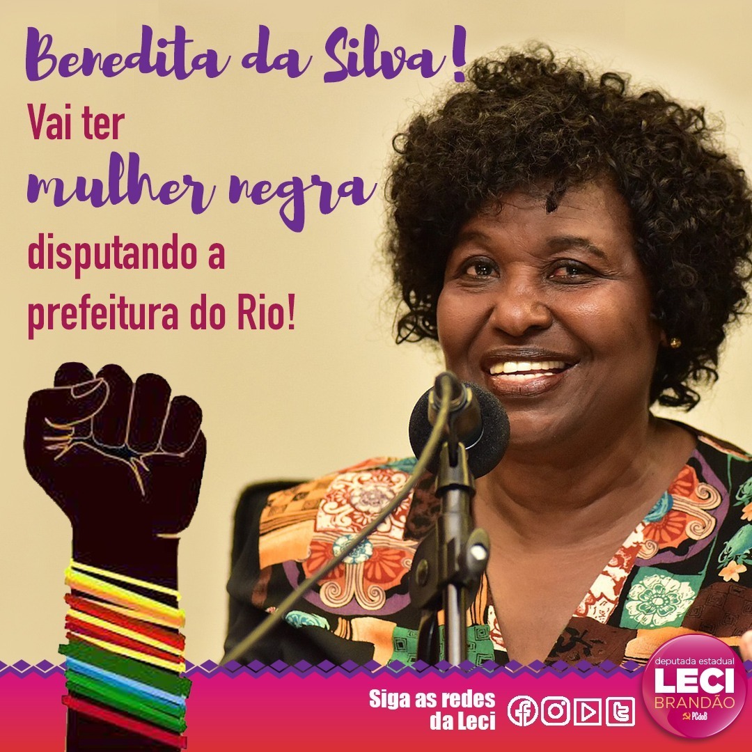 lecibrandao's tweet photo. Vai ter mulher negra candidata, sim! Eu fico extremamente feliz quando vejo mulheres negras liberando na política. Benedita da Silva tem história, experiência, muita inteligência e o respeito das pessoas. Parabéns minha amiga! #MulheresNegras #MulheresNaPolitica #NegrasNoPoder https://t.co/eZjt2NFIRg