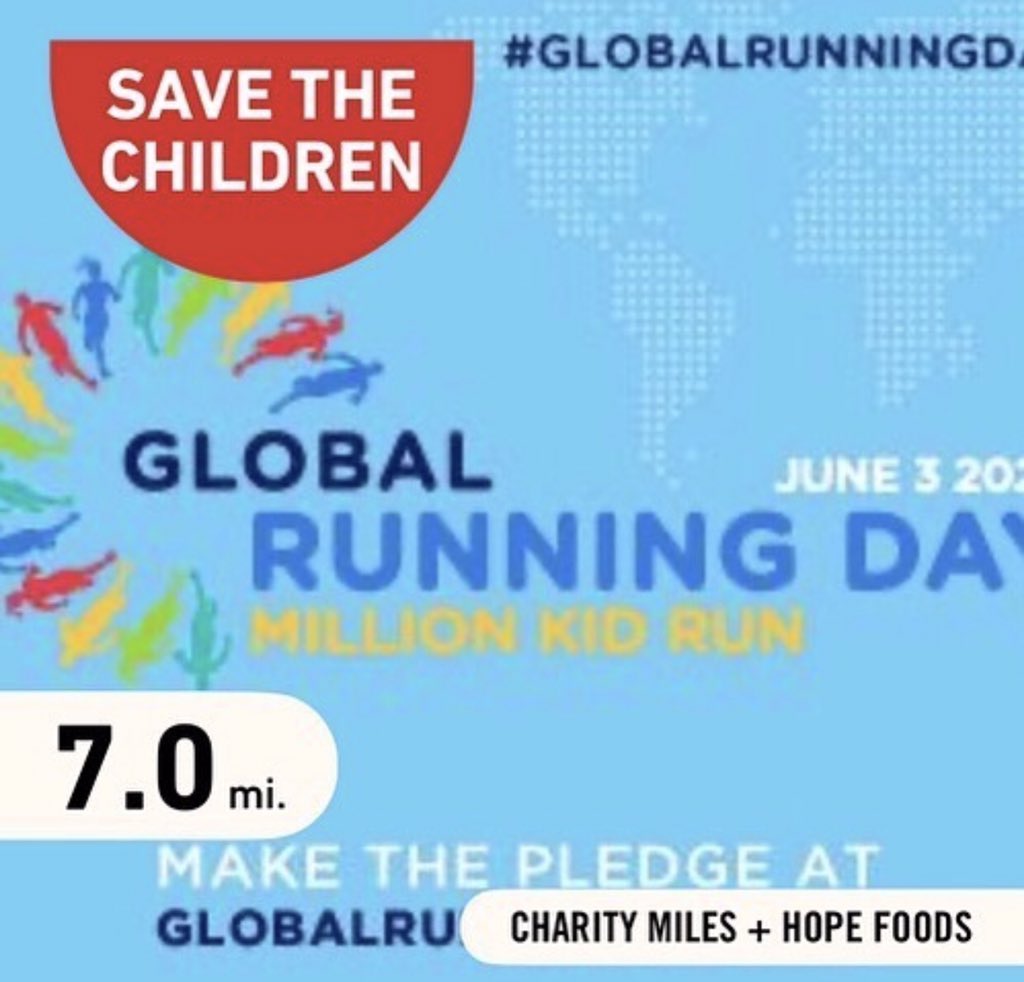 Global Running Day 2020 
#GlobalRunningDay 
#charitymiles