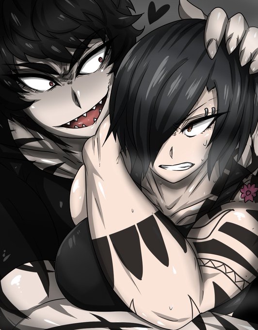 龍虎は喧嘩相手として熊虎の事が好きですが、熊虎は姉が苦手な感じです 